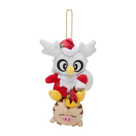 Delibird Christmas (2022) 10cm Mascot Keychain Plush Pokemon Centre