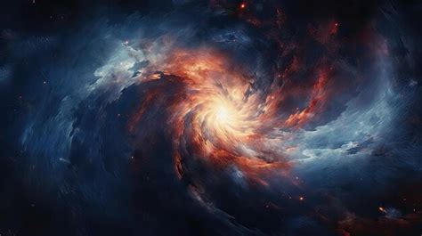 Premium AI Image Majesty Of A Spiral Galaxy As It Gracefully Swirls