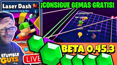 Laser Dash El Nuevo Mejor Mapa De Stumble Guys Block Dash Laser