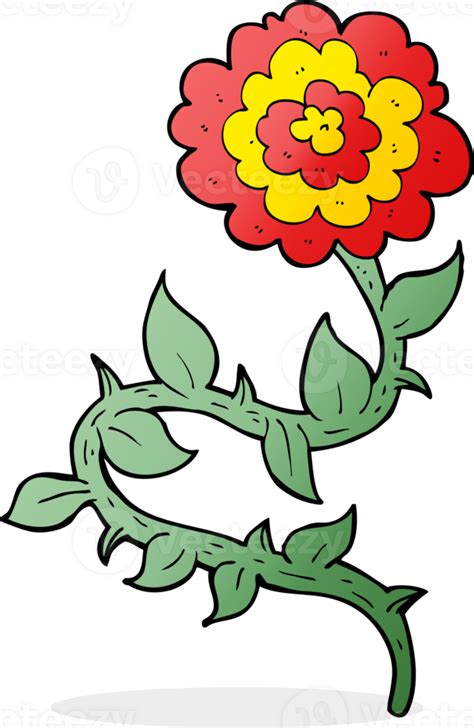 Tecknad Serie Blomma Teckning 46995236 PNG