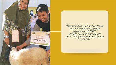 Qurban Graha Yatim Dhu Afa