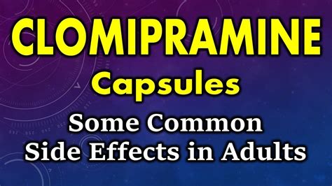 Clomipramine side effects | common side effects of clomipramine ...