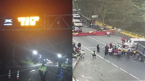 Vía Al Llano Siguen Los Bloqueos En La Carretera Desde La Salida De Bogotá Por Manifestaciones