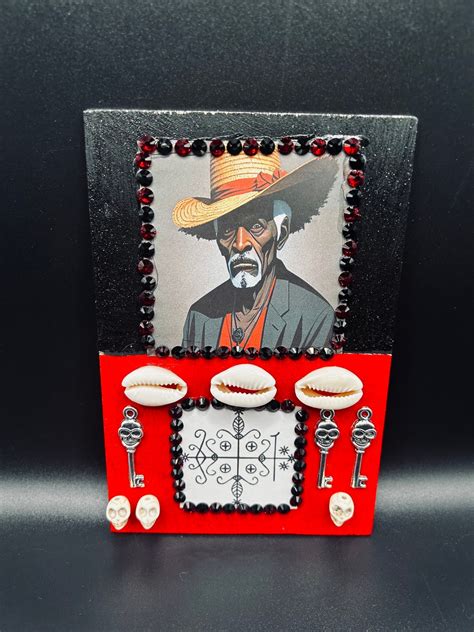 Papa Legba Altar Piece Papa Legba Altar Piece Papa Legba Shrine Papa