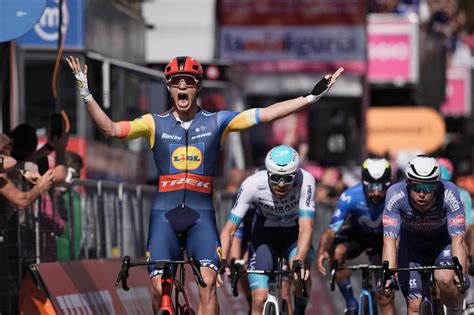 Resultater Fra Etape Af Giro D Italia Sejr Til Milan Cyclingworld Dk