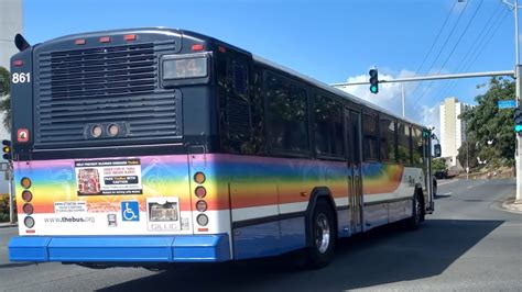 TheBus Honolulu HI Route 54 Upper Pearl City Bus 861 2003 Gillig 40