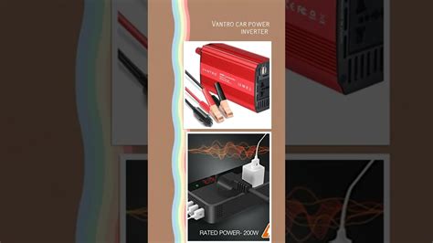 Vantro Car Power Inverter Youtube