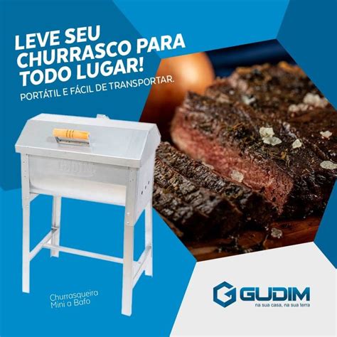 Churrasqueira Mini Bafo Sem Gaveta Galvanizada 5kg Gudim Star