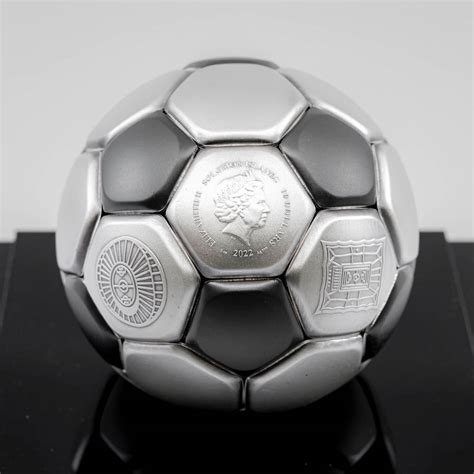 FIFA Fußball World Cup 3 Oz 10 2022 Silbermünze Gold Co