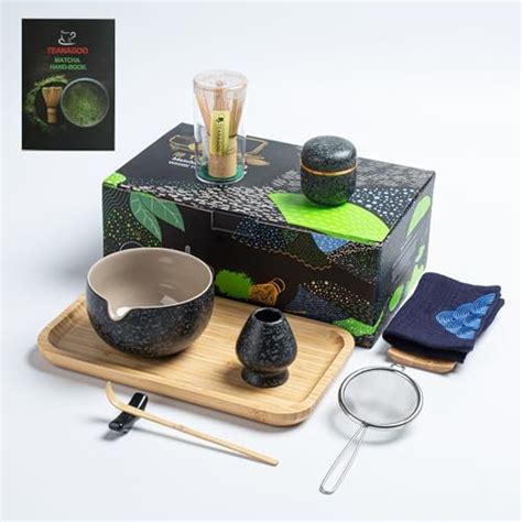 Amazon TEANAGOO Matcha Whisk Set 7 Pcs Matcha Set Matcha Kit For