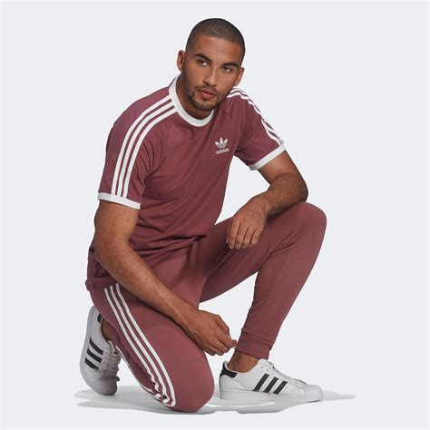 Adidas Adicolor Classics 3 Stripes Erkek Kahverengi T Shirt Erkek T