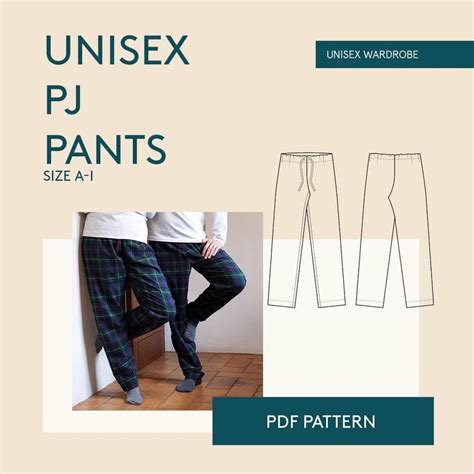 Pajama Pants Sewing Pattern Pdf Pajama Pattern Mens Pajamas Etsy