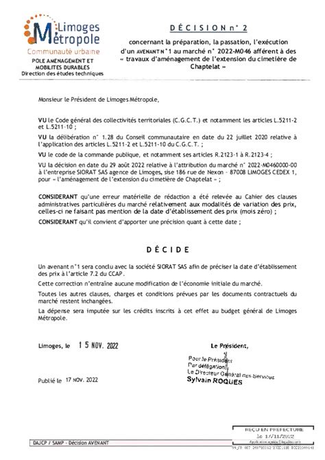 Décision n2 concernant la préparation la passation l exécution d un