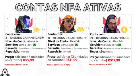 Pack De Contas Nfa Fa De Valorant Skins Dfg