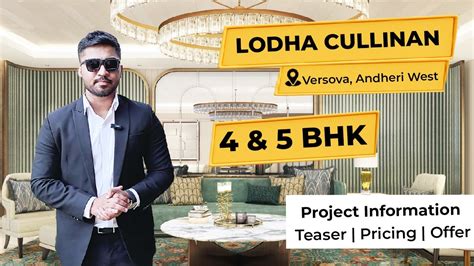 Lodha Cullinan Versova Lodha Luxury Project In Andheri West New