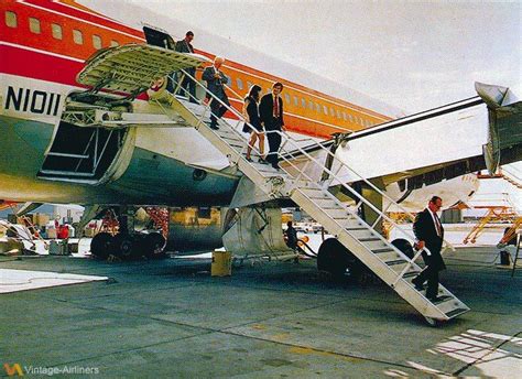 A Fantastic Feature For The Lockheed L 1011 Was The Built In Staircase With The Jetway Becoming