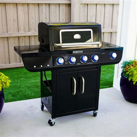 Even Embers 4 Burner Gas Grill With Glass Window