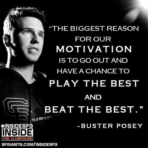 Buster Posey Talks About The Motivation For The Sfgiants That They