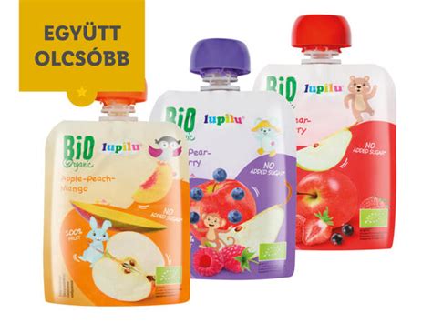 Bio gyümölcspüré Lidl Magyarország Ajánlatok archívuma