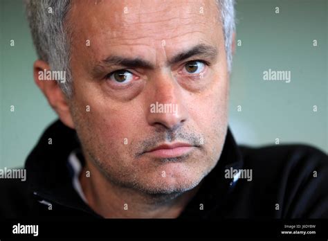 Manchester United Manager Jose Mourinho During A Press Conference At