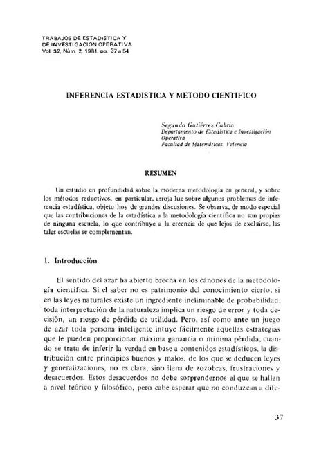 Pdf Inferencia Estadistica Y Metodo Cientifico Dokumen Tips