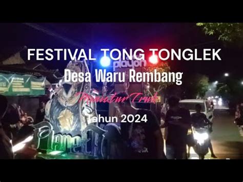 Live Tong Tongklek Miniatur Truk Desa Waru Rembang 8 April 2024