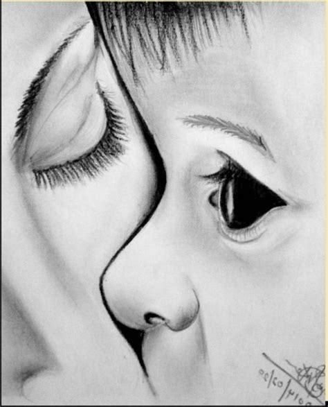 Baby Pencil Sketch | Pencil sketch drawing, Pencil drawing images, Art ...