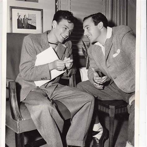 Frank Sinatra And Gene Kelly Before The Shooting Of Anchors Aweigh