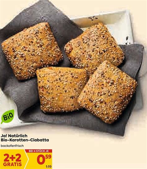 Ja Nat Rlich Bio Karotten Ciabatta Angebot Bei Billa