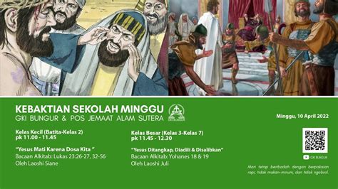 Sekolah Minggu Kecil April Laoshi Siane Yesus Mati Karena