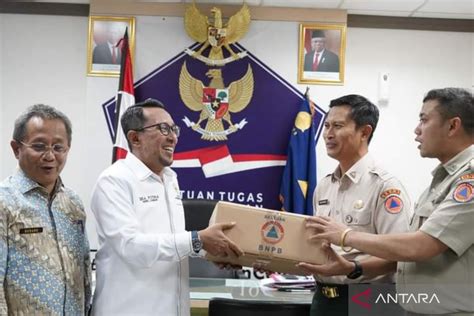 Pemkab Tanah Datar Terima Bantuan Logistik Bnpb Terkait Erupsi Marapi