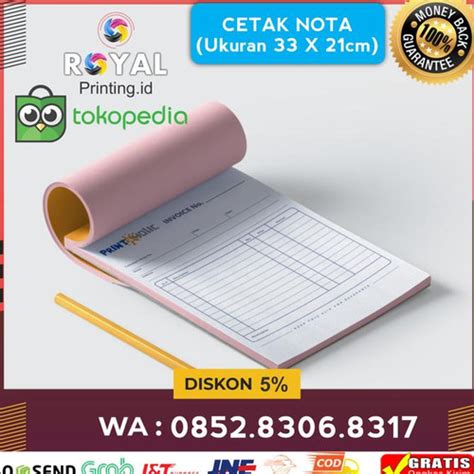 Jual Cetak Notaa Kwitansi Surat Jalan Faktur Tanda Terima Invoic 1