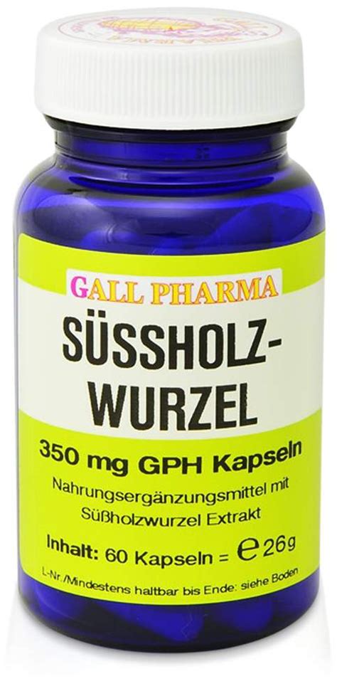 Süßholzwurzel 350 mg Gph 60 Kapseln kaufen Volksversand Versandapotheke