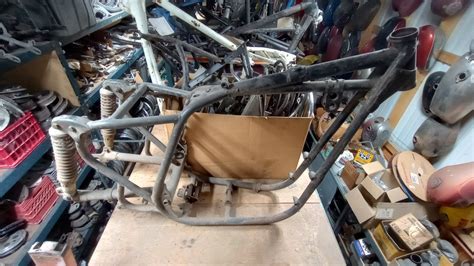 1960 Bsa A10a7 Frame With Swing Arm Vin Ga764xx 42 4677 42 4483