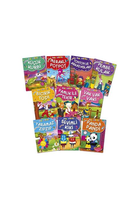 Mini Masallar 1 10 Kitap Set Öykü Masal Timaş Çocuk Yayınları Müjgan