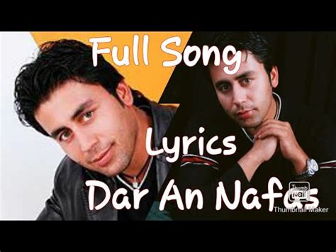 Dar An Nafas Full Song Lyrics By Shafiq Mureed Youtube