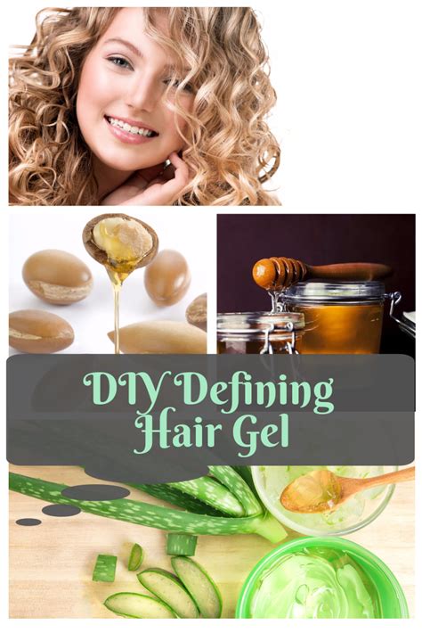 Diy Defining Hair Gel Hair Gel Homemade Hair Products Hair Care Treatment