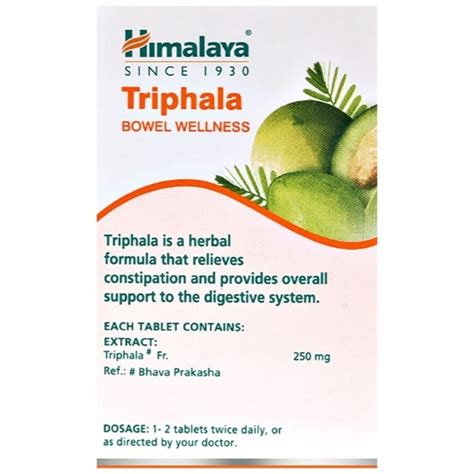 Himalaya Triphala Tablets Uses Deals Aria Database