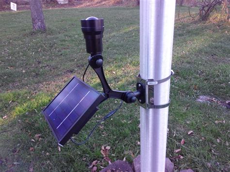 Solar Flagpole Light With Cree Adjustable Spread Light American