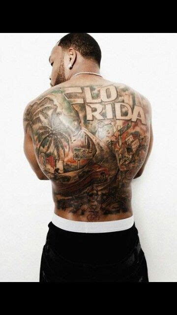 Rapper Flo Rida Back Tat Flo Rida Rappers Rapper