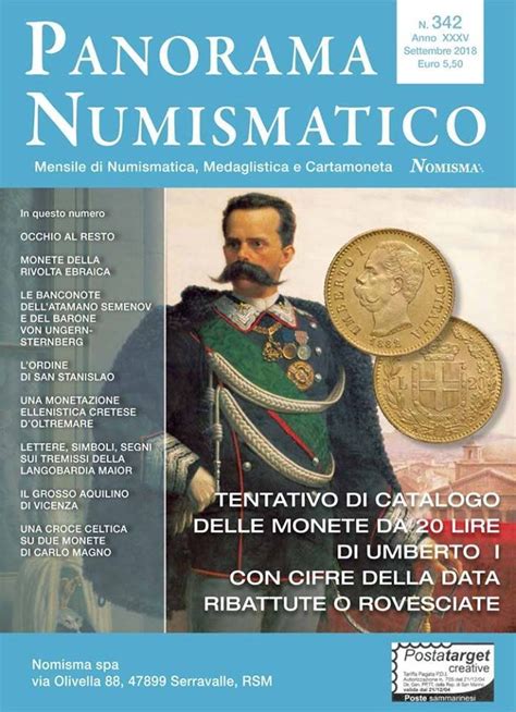 Panorama Numismatico Settembre 2018 Bibliografia Numismatica Riviste