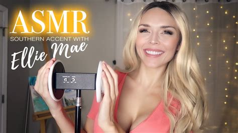 Asmr Soothing Ear Massage [southern Accent With Ellie Mae] Youtube