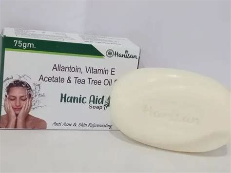 Hanic Aid Anti Acne Soap Third Party Manufacturing Packaging Size 75gm Packaging Type Drip