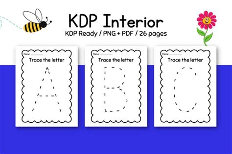 Alphabet Workbook Kdp Interior Graphic By Spoiled By Madhuri Creative