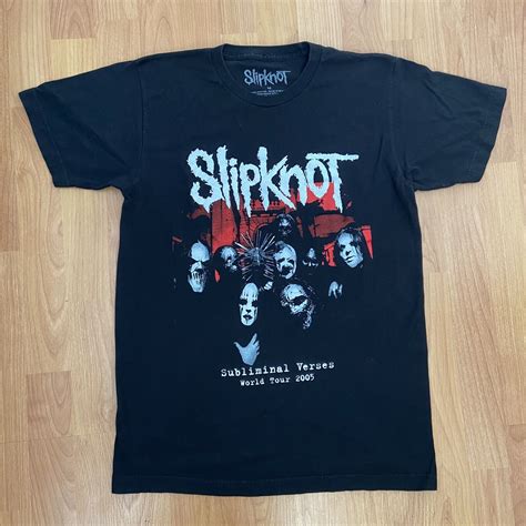 Slipknot Mens Subliminal Versus World Tour 2005 Tour Gem