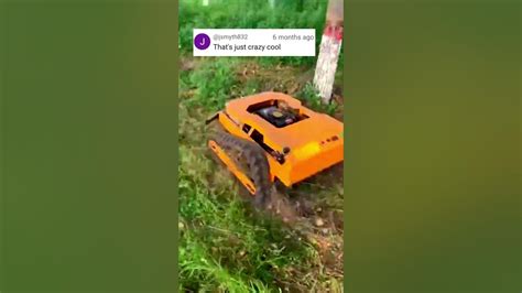 Reaction Video Supercharged High Powered Remote Control Mower For Hot Days Shorts Mower