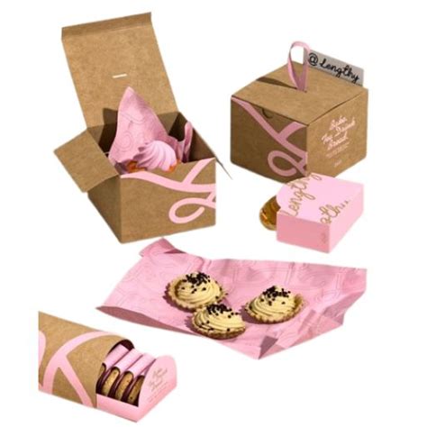 Custom Pink Bakery Packaging Wholesale Boxes