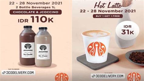 Promo Jco Hari Ini 23 November 2021 Hot Latte Beli 1 Gratis 1 And 2