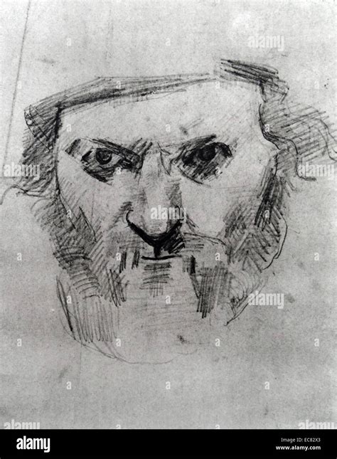 Self Portrait Of Paul Cézanne 1839 1906 French Artist And Post