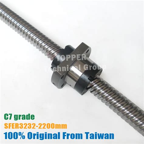 Taiwan TBI 3232 Ballscrew 2200mm Lead 32mm Pitch With SFE3232 Nut 4